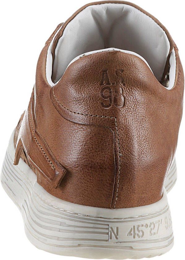 A.S.98 Sneakers CALVADOS met luchtig perforatiepatroon vrijetijdsschoen lage schoen veterschoen