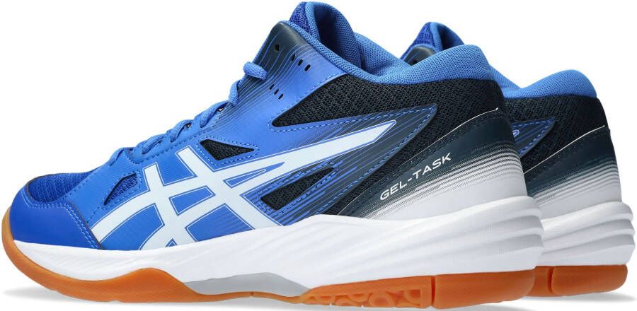 ASICS Gel Task Illussion Blue White Zaalschoen Hockeystick - Foto 11