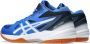 ASICS Gel Task Illussion Blue White Zaalschoen Hockeystick - Thumbnail 11