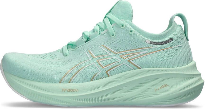 ASICS Women's Gel-Nimbus 26 Hardloopschoenen turkoois groen - Foto 5