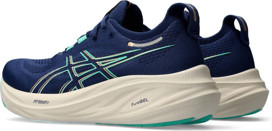 ASICS Women's Gel-Nimbus 26 Hardloopschoenen blauw - Foto 4