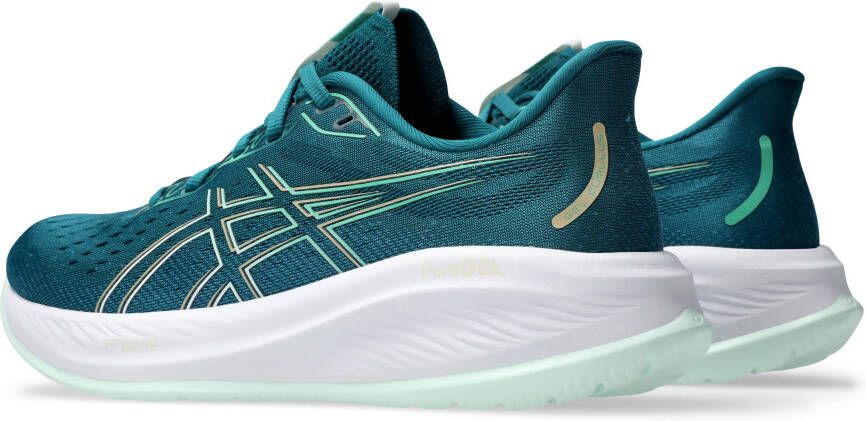 ASICS gel-cumul Hardloopschoenen dames neutraal Groen - Foto 5
