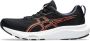 ASICS Contend 9 hardloopchoenen zwart koraalrood - Thumbnail 5