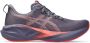 ASICS Novablast 5 Hardloopschoenen grijs oranje - Thumbnail 6