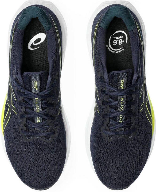 ASICS Versablast 4 hardloopschoenen donkerblauw geel - Foto 6