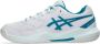 ASICS Gel-dedicate 8 tennisschoenen wit turquoise - Thumbnail 7