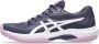 ASICS Game FF Clay OC tennisschoenen donkerblauw wit lila - Thumbnail 11