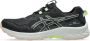ASICS Gel-Venture 10 hardloopschoenen zwart geel - Thumbnail 5