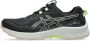 ASICS Gel-Venture 10 hardloopschoenen zwart geel - Thumbnail 5