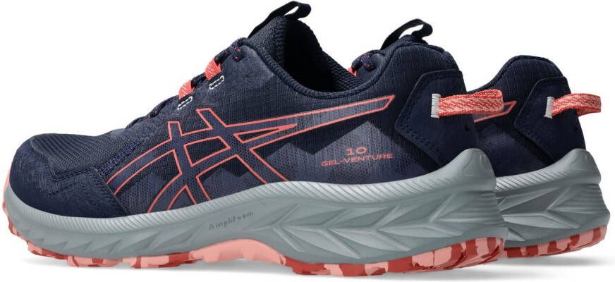 ASICS Gel-Venture 10 hardloopschoenen donkerblauw koraalrood - Foto 7
