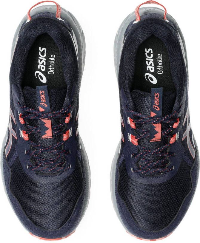 ASICS Gel-Venture 10 hardloopschoenen donkerblauw koraalrood - Foto 5