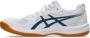 ASICS Upcourt 6 zaalsportschoenen wit donekrblauw - Thumbnail 7