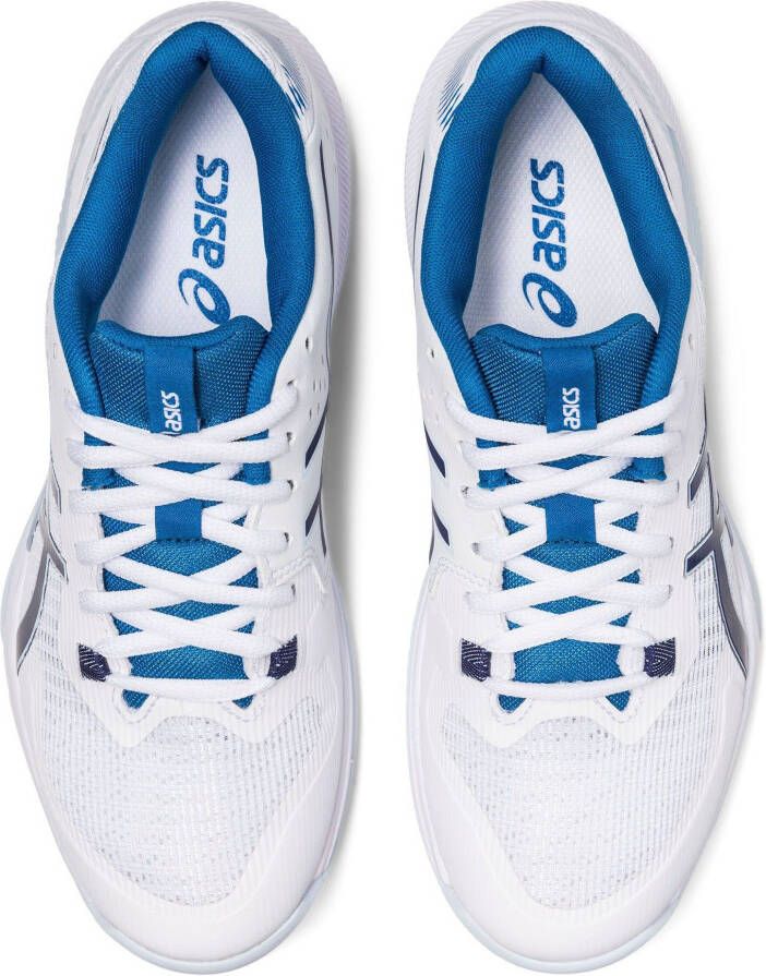 ASICS Gel-Tactic Volleybalschoenen White Indigo Blue Dames - Schoenen.nl