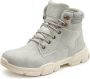 AUTHENTIC LE JOGGER Hoge veterschoenen Veterlaarsjes wandelschoenen outdoorlaarzen met profielzool VEGAN - Thumbnail 3