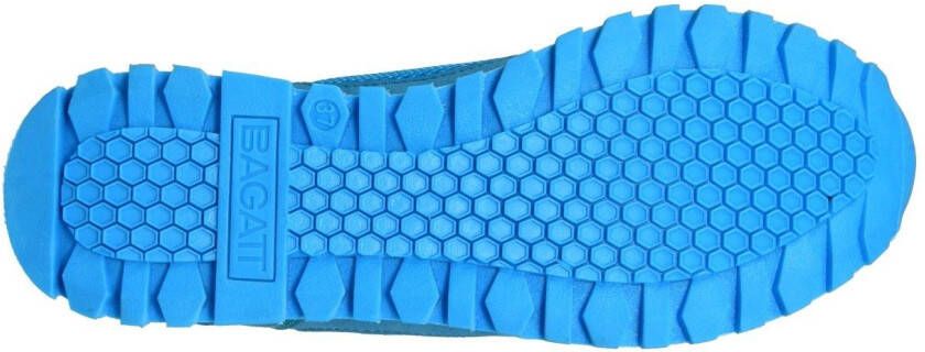 BAGATT Plateausneakers modieuze metallic-inzetten vrijetijdsschoen lage schoen veterschoen