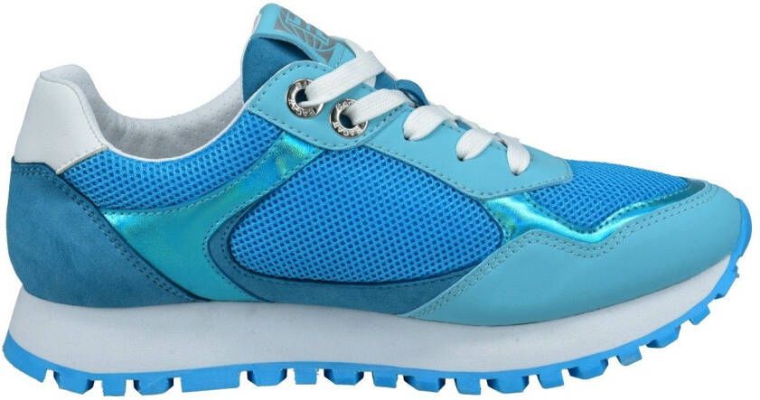 BAGATT Plateausneakers modieuze metallic-inzetten vrijetijdsschoen lage schoen veterschoen