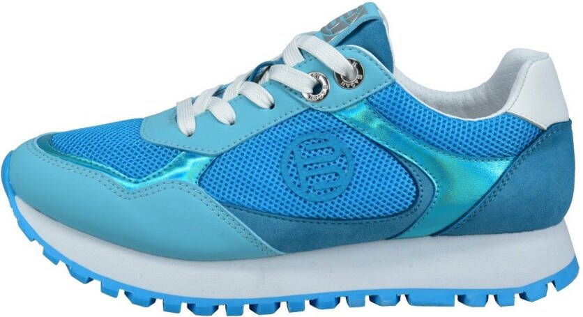 BAGATT Plateausneakers modieuze metallic-inzetten vrijetijdsschoen lage schoen veterschoen