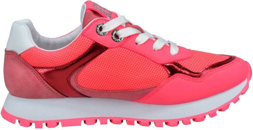BAGATT Plateausneakers modieuze metallic-inzetten vrijetijdsschoen lage schoen veterschoen