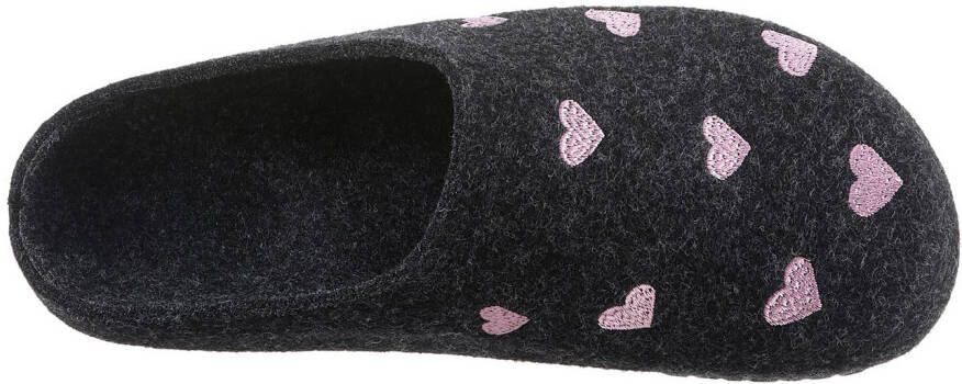 BIO Life Clogs Pantoffel homeslipper met hartjes-borduurwerk NIEUWE COLLECTIE