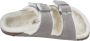 Birkenstock Arizona Shearling Slippers Stone Coin Narrow fit | Grijs | Suède - Thumbnail 190