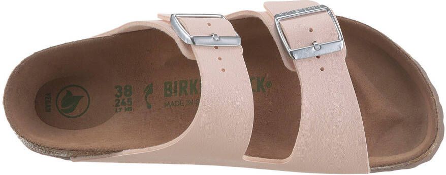 Birkenstock Slippers Arizona earthy vegan in veganistische verwerking schoenwijdte: smal
