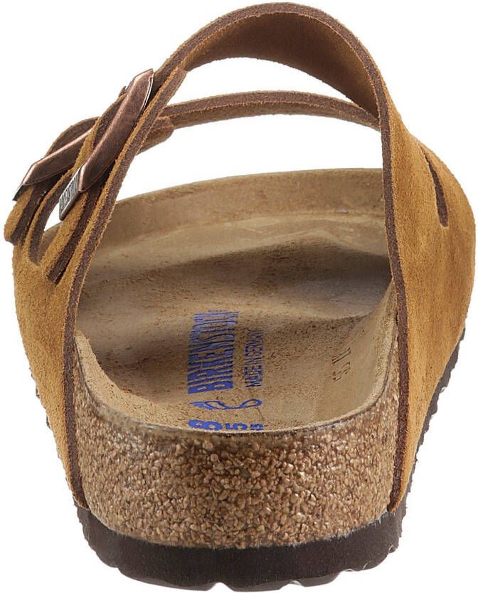 Birkenstock Slippers Arizona met voorgevormd voetbed van leer