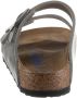 Birkenstock Leren Grijze Sliders Arizona Sfb Leoi Sandalen Grijs Unisex - Thumbnail 12