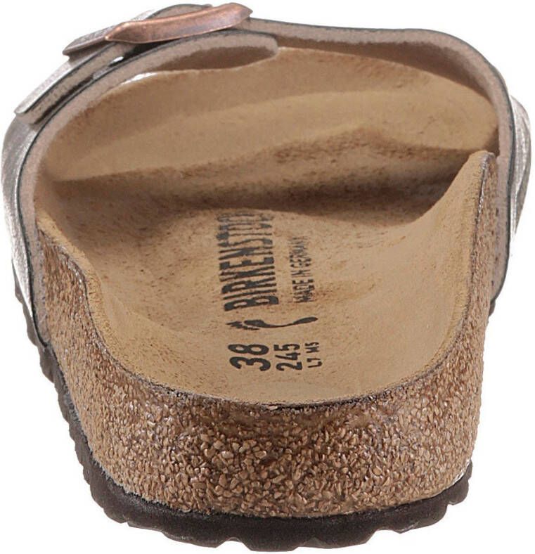 Birkenstock Slippers Madrid met gespsluiting schoenwijdte: smal