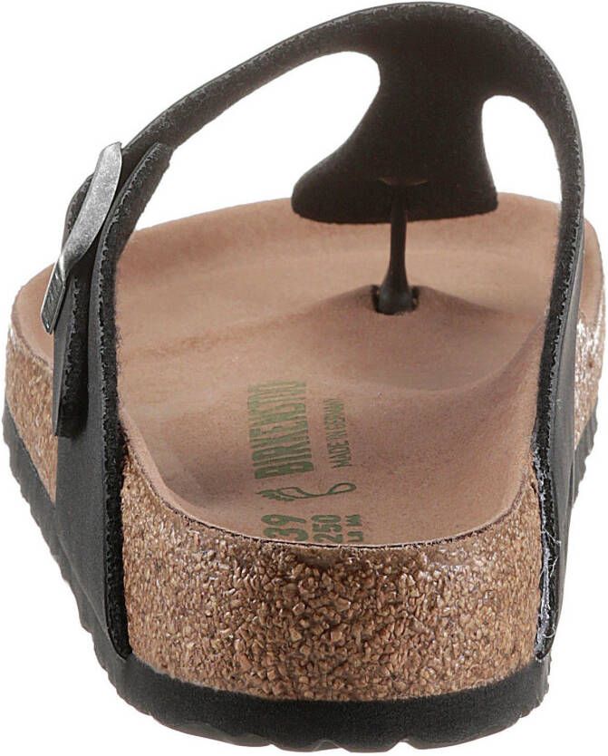 Birkenstock Teenslippers Gizeh Earthy vegan met verstelbare gesp