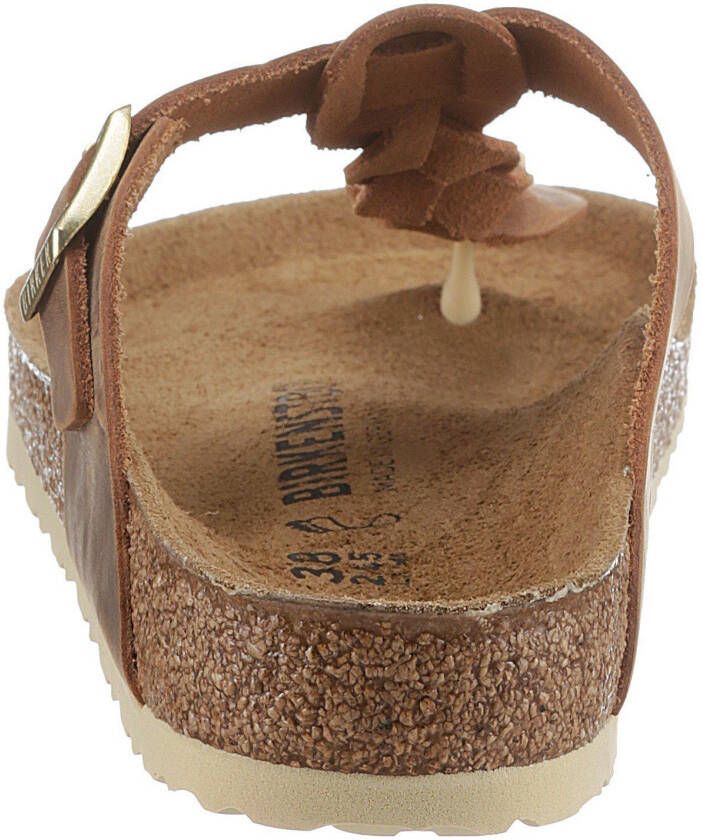 Birkenstock Teenslippers GIZEH in gevlochten look