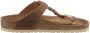 Birkenstock "Gizeh Olie Gewaxt Leren Sandalen voor Dames" Bruin Dames - Thumbnail 64