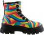 Buffalo dames veterboot Aspha Lace-up Hi multi - Thumbnail 4