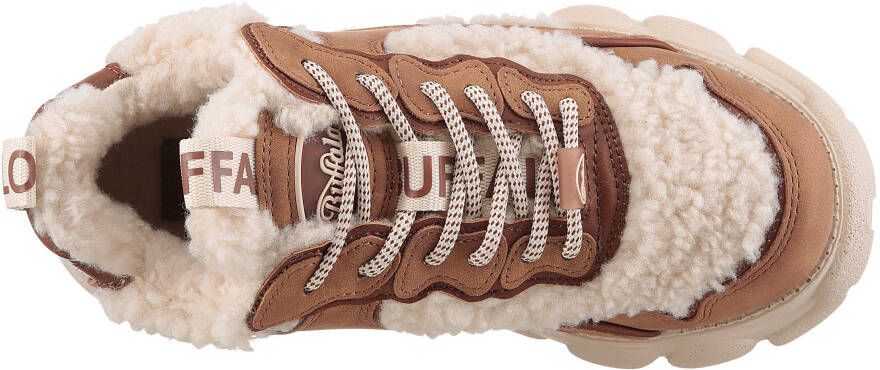 Buffalo Plateausneakers CLD CHAI WARM high top sneaker veterschoenen winterlaarzen met memory foam
