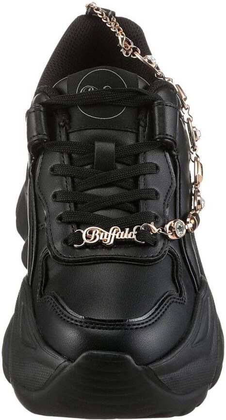 Buffalo Plateausneakers BLISS CHIN chunky sneaker vrijetijdsschoen met trendy decoratieve ketting