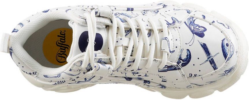 Buffalo Plateausneakers chunky sneaker veterschoen lage schoen in cool ontwerp