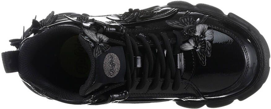 Buffalo Plateausneakers CORIN BUTTERFLIES vrijetijdsschoen lage schoen veterschoen streetwear vegan