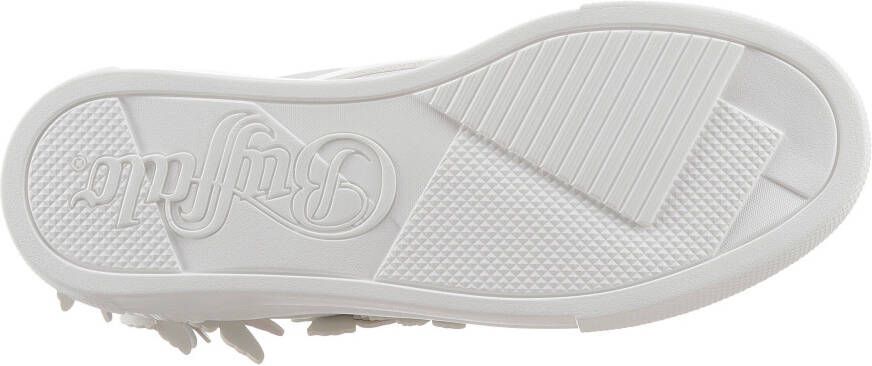 Buffalo Plateausneakers PAIRED BUTTERFLIES met luxueuze vlinders gegarneerd