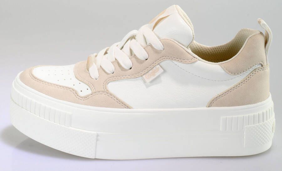 Buffalo Plateausneakers PAIRED COURT in basket-stijl vrijetijdsschoen halfschoen veterschoen