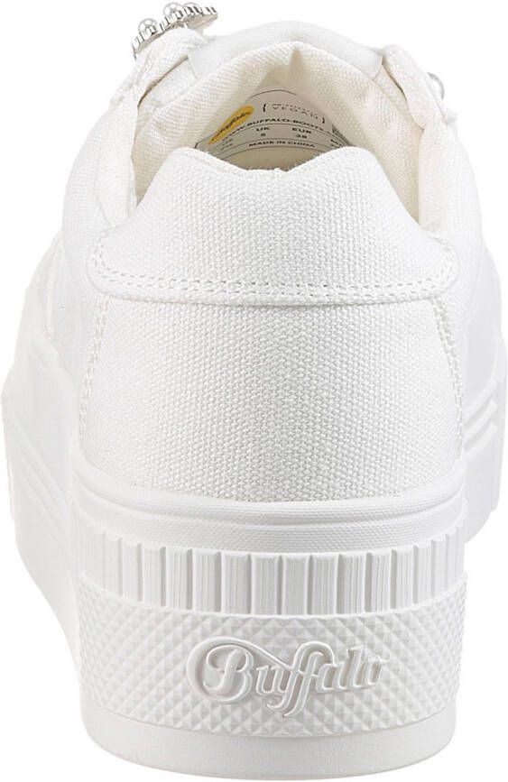 Buffalo Plateausneakers PAIRED ICE veterschoen vrijetijdssneaker lage schoen met sieraandeel
