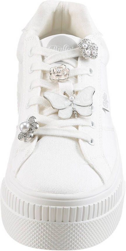 Buffalo Plateausneakers PAIRED ICE veterschoen vrijetijdssneaker lage schoen met sieraandeel