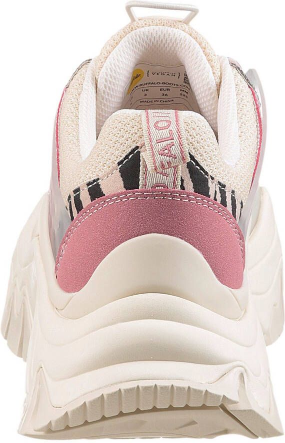 Buffalo Plateausneakers TRAIL ONE vegan ugly sneaker veterschoen vrijetijdsschoen streetwear-look