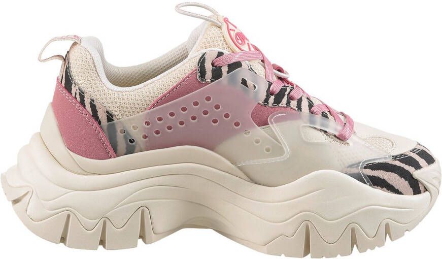Buffalo Plateausneakers TRAIL ONE vegan ugly sneaker veterschoen vrijetijdsschoen streetwear-look