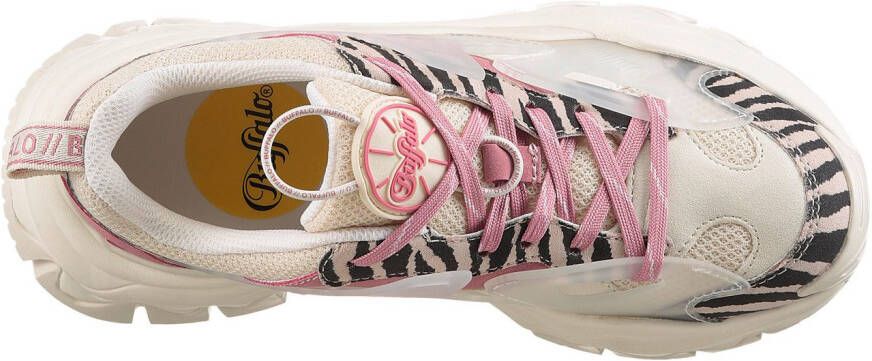 Buffalo Plateausneakers TRAIL ONE vegan ugly sneaker veterschoen vrijetijdsschoen streetwear-look
