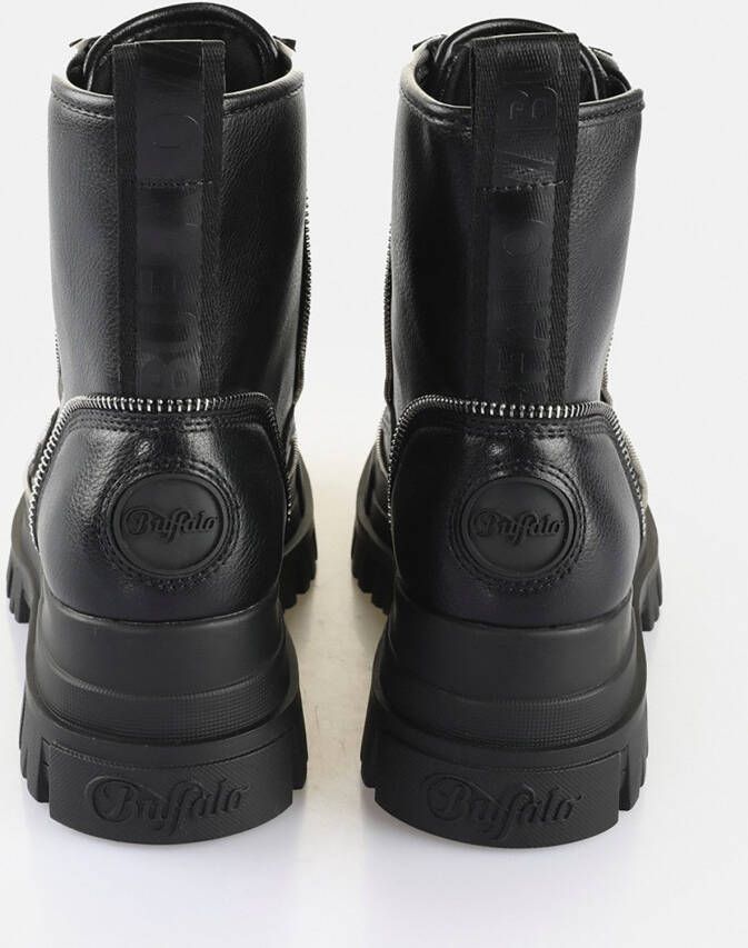Buffalo Veterschoenen ASPHA RLD ZIP veterschoenen chunky laarzen festival laarzen met memory foam