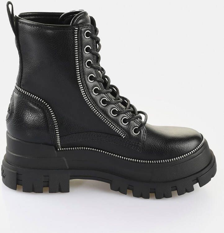 Buffalo Veterschoenen ASPHA RLD ZIP veterschoenen chunky laarzen festival laarzen met memory foam