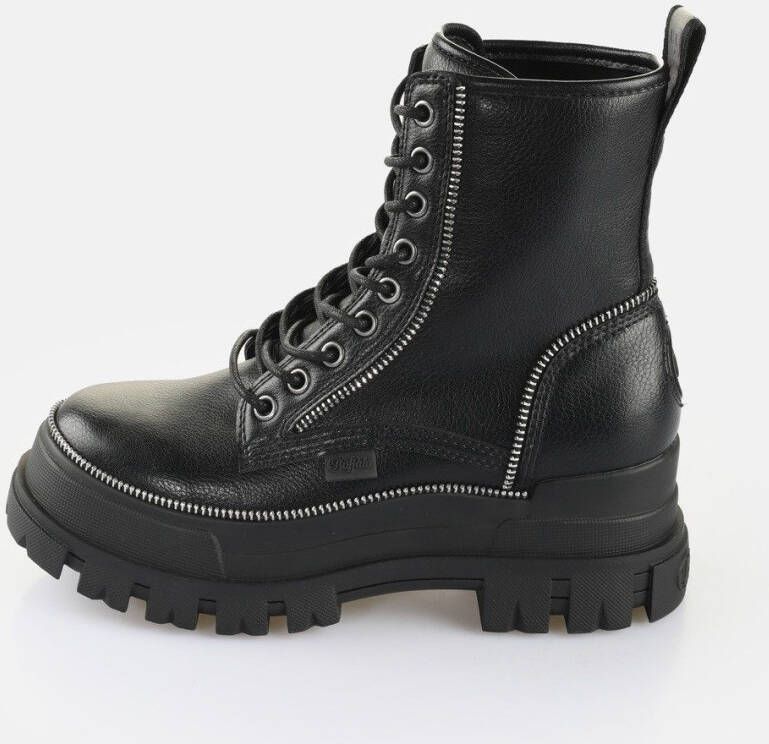 Buffalo Veterschoenen ASPHA RLD ZIP veterschoenen chunky laarzen festival laarzen met memory foam