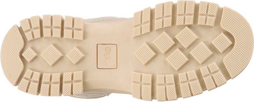 Buffalo Veterschoenen NOVA COM VEGAN enkellaars high top sneaker plateau hak met memory foam