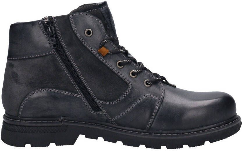 Bugatti Hoge veterschoenen met rits aan de binnenkant