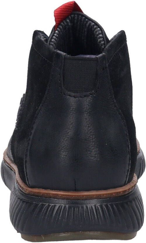Bugatti Hoge veterschoenen met logo-embleem opzij
