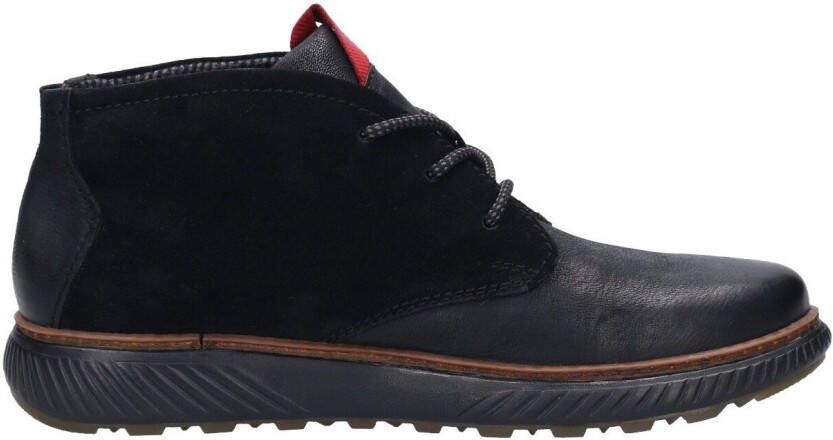Bugatti Hoge veterschoenen met logo-embleem opzij